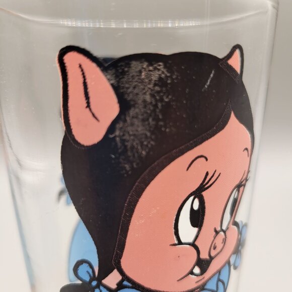Petunia Pig 1970s Pepsi Collectors Series Drinking Glass Warner Bros - Picture 9 of 9